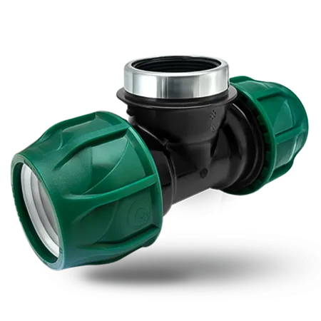 Тройник компрессионный Poelsan 20 x  ½" x 20 с внутренней резьбой