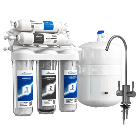 Система очистки воды с обратным осмосом Аквабрайт АБФ-ОСМО-6