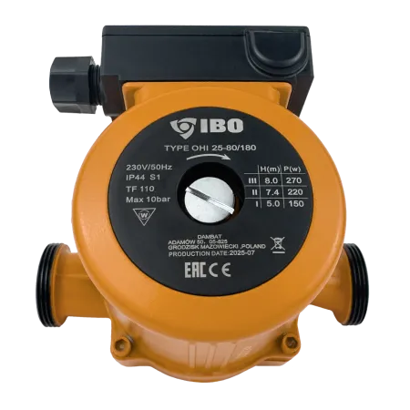 Циркуляционный насос IBO OHI 25-80/180 (БЕЗ ГАЕК)