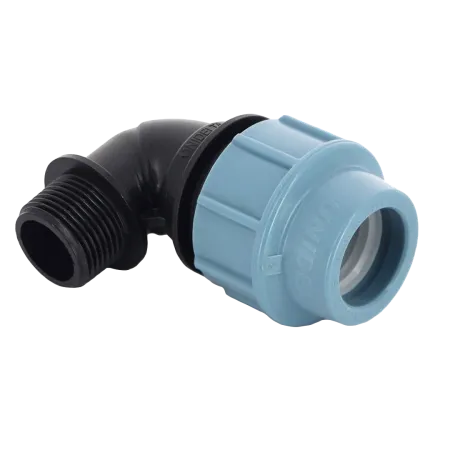 Колено компрессионное (угол) Unidelta 32 х 1 ¼" с наружной резьбой