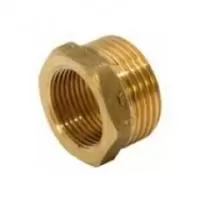 Муфта шестиугольная General Fittings 1/2х1/4" Италия